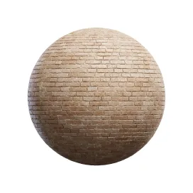 Old beige brick wall